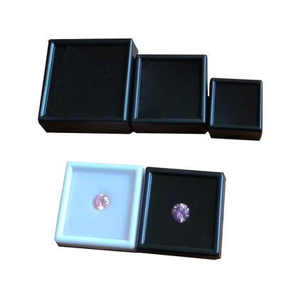 Loose Diamond Box Transparent Gemstone Storage Case Quality Pendant Beads Organizer Ring Earrings Gem Stone Gift Packaging Box - AMULET RING STORE