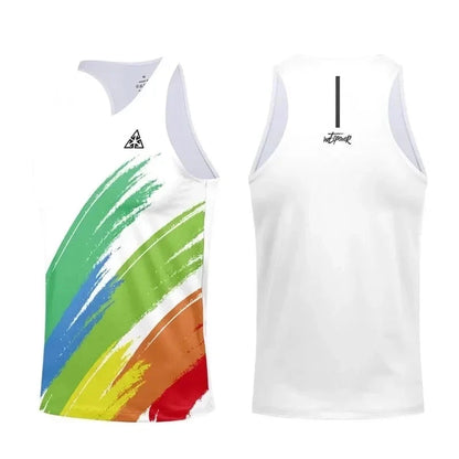 New running vests for men and women, ultra-light and breathable summer T-shirts, professional marathon racing tops