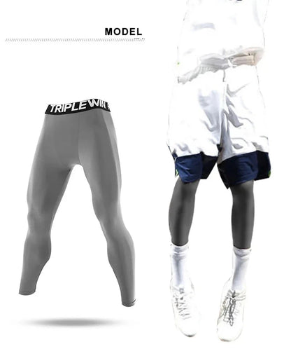 Men Women Kid Children Running Long Tights GYM Pocket Pants Basketball Football Soccer Fitness Exercise Sport Hiking Leggings 12