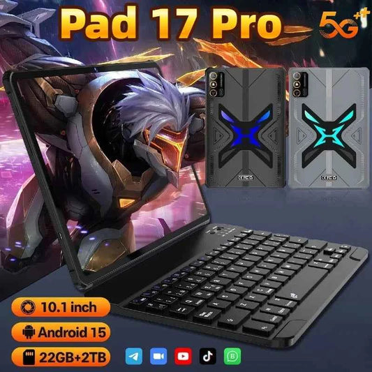 New Pad 17 Pro Tablet 22GB+2TB Tablet  Android 15 PC Original Snapdragon 8 Gen3 Global Version 5G Dual SIM WiFi GPS Tablet PC