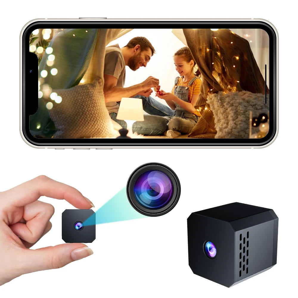 1080P Mini WiFi Camera F1 Wireless Remote Monitor Loop Recording Camera Security Protection Smart Home surveillance camera - AMULET RING STORE