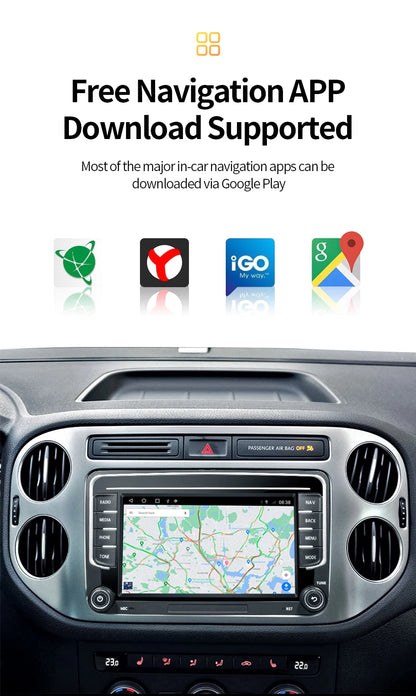 7inch Car Radio CarPlay Android Auto for Volkswagen VW Passat B6 B7 CC Tiguan Touran GOLF POLO CarPlay 7inch 2+32GB / 4+64GB - AMULET RING STORE