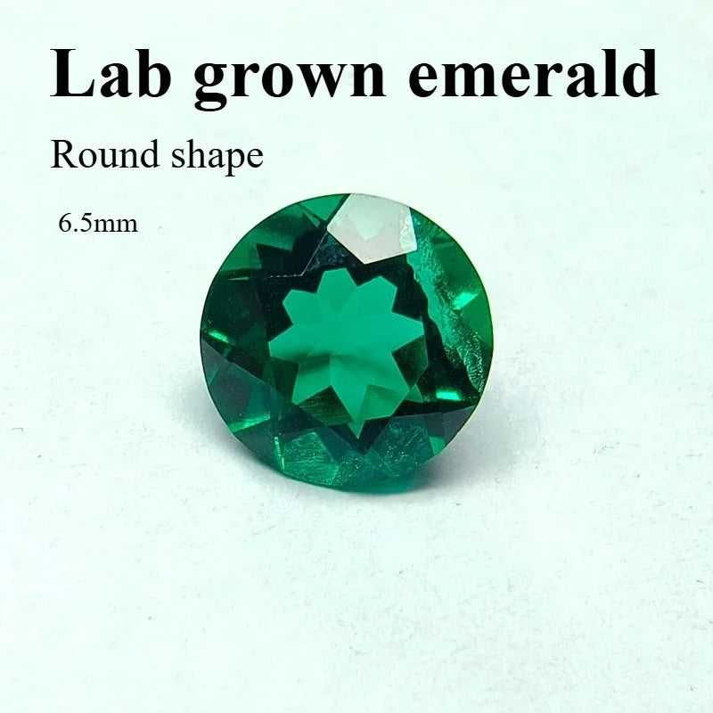 emerald Cut Lab Grown Columbia Emerald Natural color for DIY Jewelry Making Materials with Certificate Factory Wholesale price