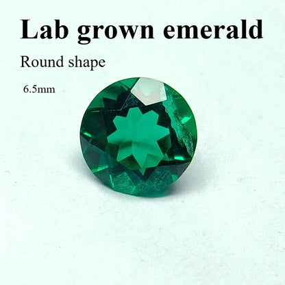 emerald Cut Lab Grown Columbia Emerald Natural color for DIY Jewelry Making Materials with Certificate Factory Wholesale price