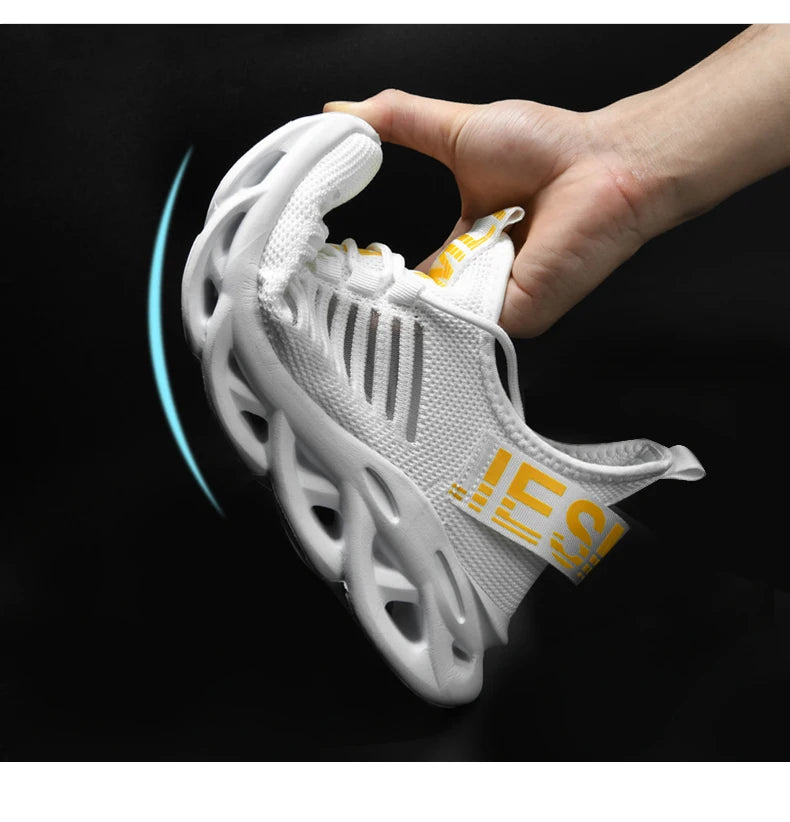 Men Shoes Comfortable Sneakers Breathable Running Shoes For Women Mesh Tennis Sports Shoes Outdoor Air Waling Casual - AMULET RING STORE