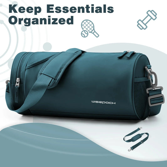 Sports Fitness Bag Women Travel Bag Multi-functional Handbag Yoga Bag Short-Distance Weekender Travel Package Swimming Gym Bags