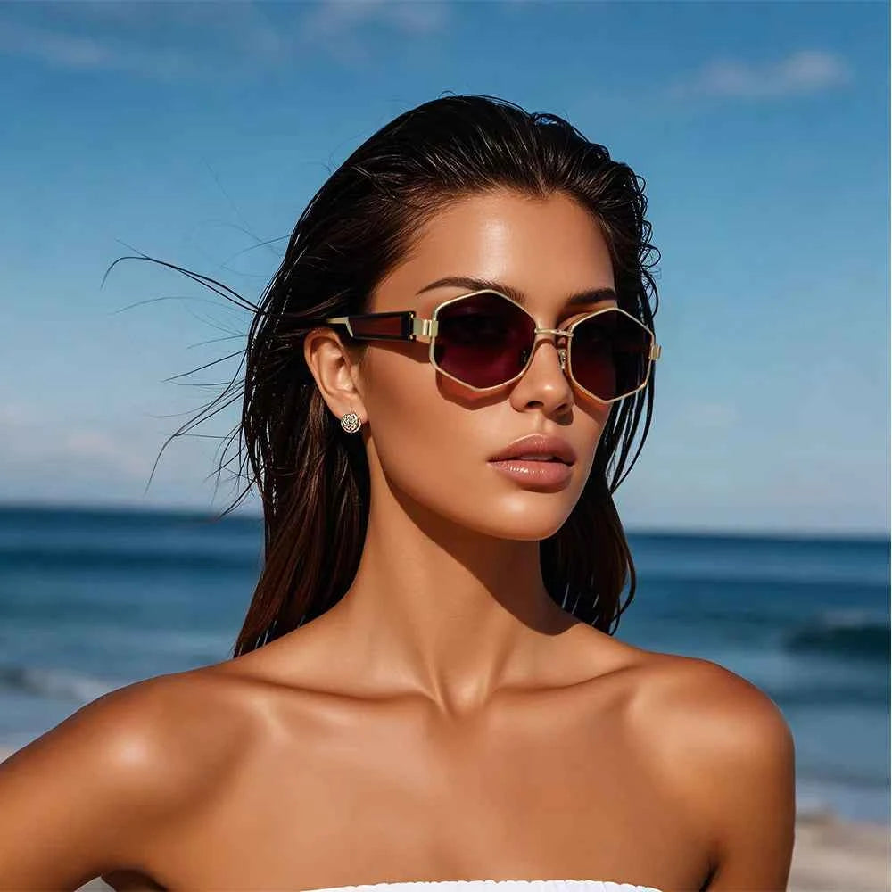 Luxury Brand Sunglasses for Women Men Metal Sun Glasses Outdoor UV400 Driving Google Shades Street Photography Travel Eyewear