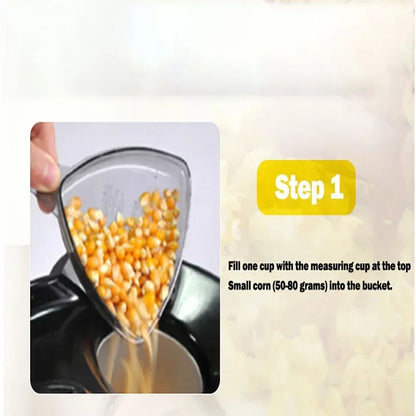 220v Popcorn Makers Mini Popcorn Machine Electric Household Appliance Machine Fully Automatic Popcorn Machine For Home Kitchen - AMULET RING STORE