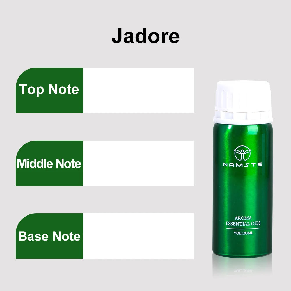 NAMSTE Hotel Perfume Oil 100ML Lavender Pure Essential Oils White Tea Coffee For Diffuser Aroma Oil Room Fragrance Air Freshener - AMULET RING STORE