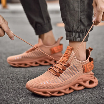 Men Shoes Comfortable Sneakers Breathable Running Shoes For Women Mesh Tennis Sports Shoes Outdoor Air Waling Casual - AMULET RING STORE