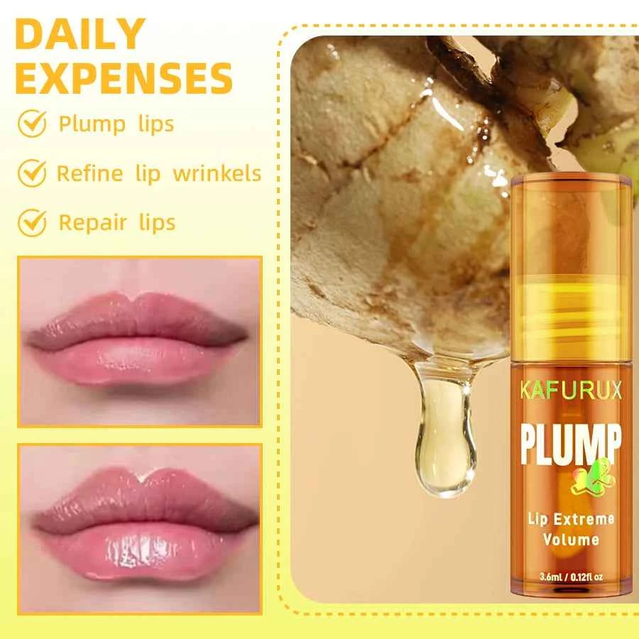 1PC Sexy Lip Plump Long Lasting Lip Oil Moisturizing Lip Gloss