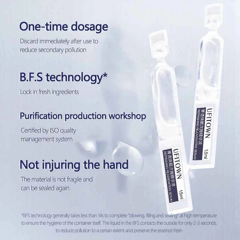 Arbutin Niacinamide Whitening Face Serum Remove Dark Spots Melanin Brighten Shrink Pores  Moisturizing Fade Fine Lines 30Pcs/set