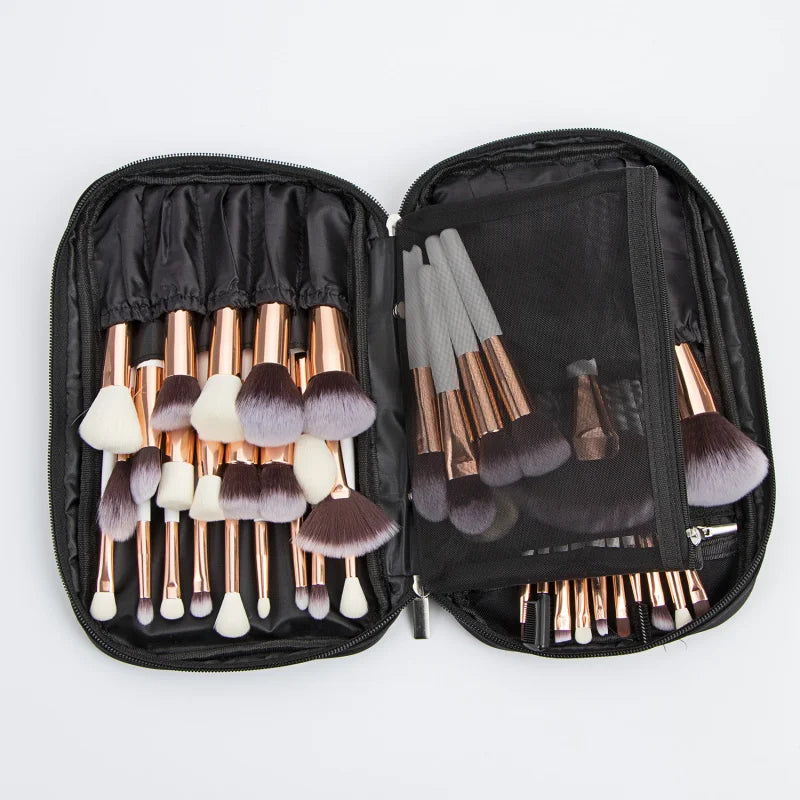 40makeup brush suit portable models full set makeup tools powder brush powder foundation brush eye shadow brush - AMULET RING STORE