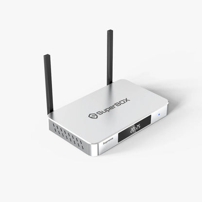 SuperBox Supreme with Premium Edition Apps 2025 Timeshift Feature 4GB RAM+128GB Storage - AMULET RING STORE