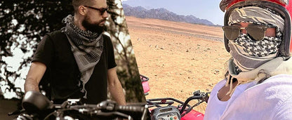 Keffiyeh Tactical Desert Scarf Wrap Shemagh Head Neck Arab Scarf Keffiyeh Scarf Wrap for Men And Women - AMULET RING STORE