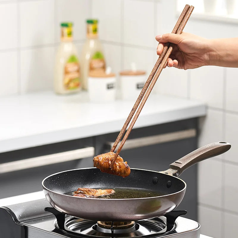 GIANXI 18CM/42CM Salad Hot Pot Chinese Chopsticks Chicken Wings Wood Fried BBQ Chopsticks Food Sushi Sticks Kitchen Bar Supplies - AMULET RING STORE