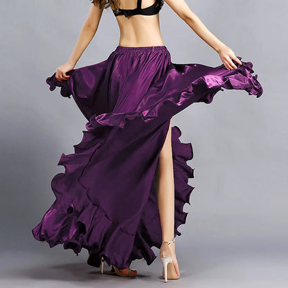 Sexy Belly Dance Skirt Bot f Skirt New Sle Spring Summer Large Swing Beginner Eastern Dance Practice Long Skirt