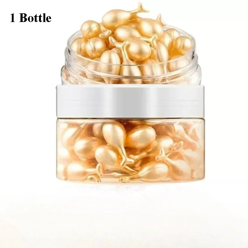 50Pcs Collagen Face Care Capsules Serum Spot Acne Wrinkle Remover Firming Whitening Hyaluronic Acid Essence Skin Care New style - AMULET RING STORE