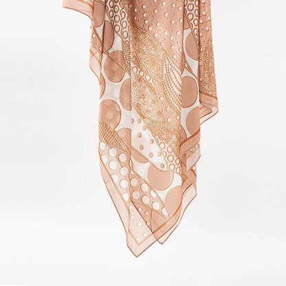 NEW Print Chiffon Hijab Scarf Shawl Fashion Islamic Muslim Scarves Wraps Women Echarpe Breathable Foulard Hijabs - AMULET RING STORE