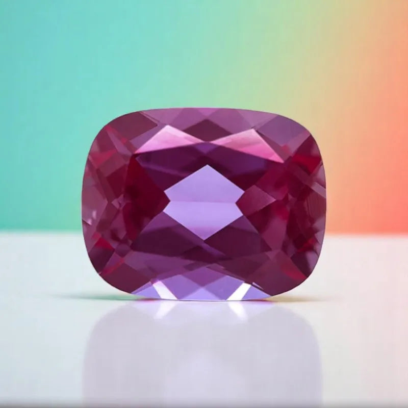 Lab Grown Alexandrite Stone High Quality Multiple Cuts Available Eco-Friendly Color Changing Gem Selectable Certificate