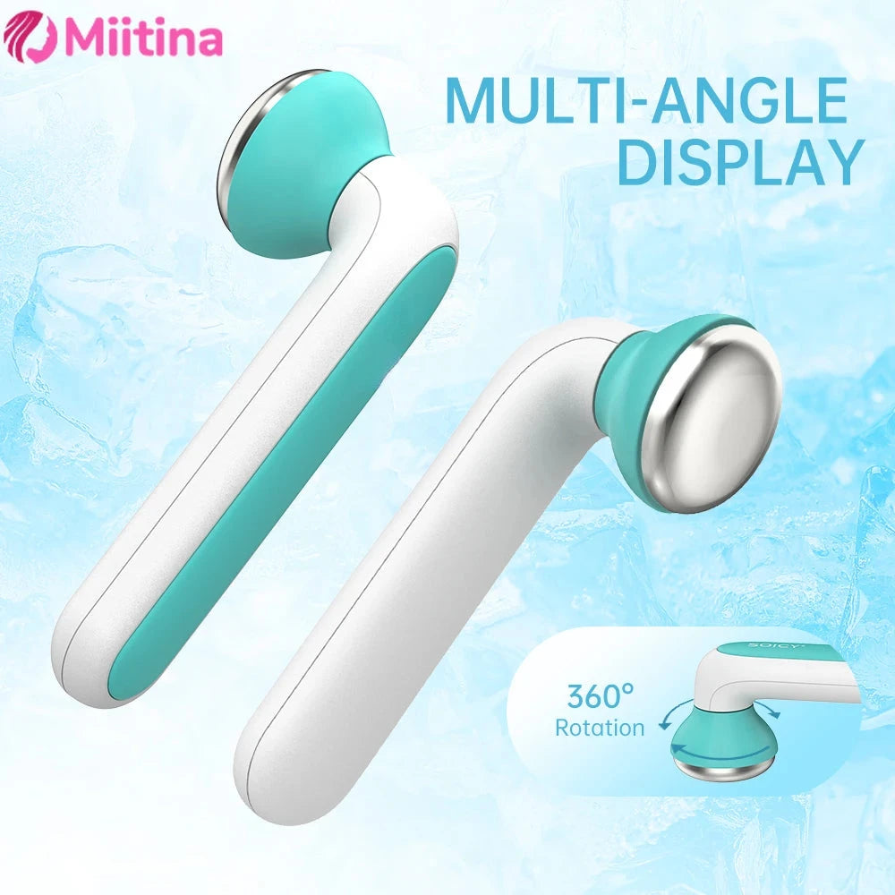 Ice Roller Beauty Salon Facial Ice Compress Device Home Ice Massage Stainless Steel Hammer Cold Compress Device Jade Roller Gift