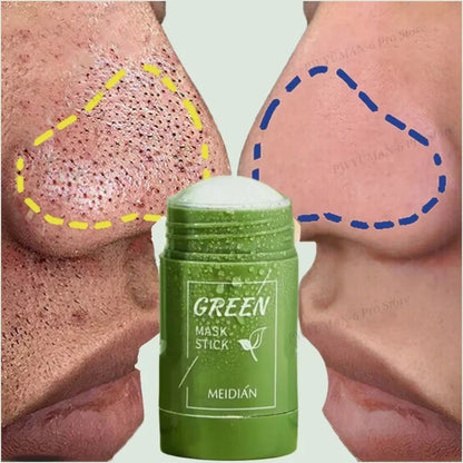 40ml Remove Blackhead Green Tea Solid Mask Clean Stick Mask Facial Dispel Acne Blemish Shrink Pores Korean Skin Care Multipack - AMULET RING STORE