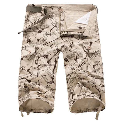 2025 Summner Fashion Cotton Mens Cargo Shorts Camouflage Male Shorts Multi-Pocket Casual Camo Outdoors Tolling Homme Short Pants