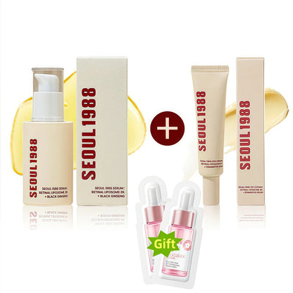 SEOUL 1988 Eye Cream Niacinamide 2% Retinal Acid Ginseng Serum Lighten Fine Lines Firming Pores Brightening Face Korean Skincare - AMULET RING STORE