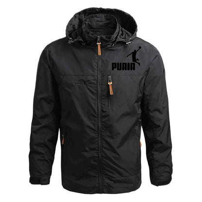 2024 Winter Jacket Fashion Coat Hoodies Camping Hiking Jacket Men's Casual Waterproof Jacket Windbreaker Men Outerwear