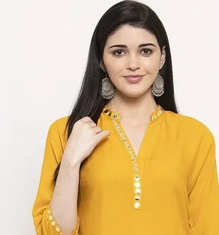 Indian Saree Long Cotton Silk Yellow Ethnic Style Thin Breathable Top Pants Scarf Indian Sari Traditional Indian Clothing Set