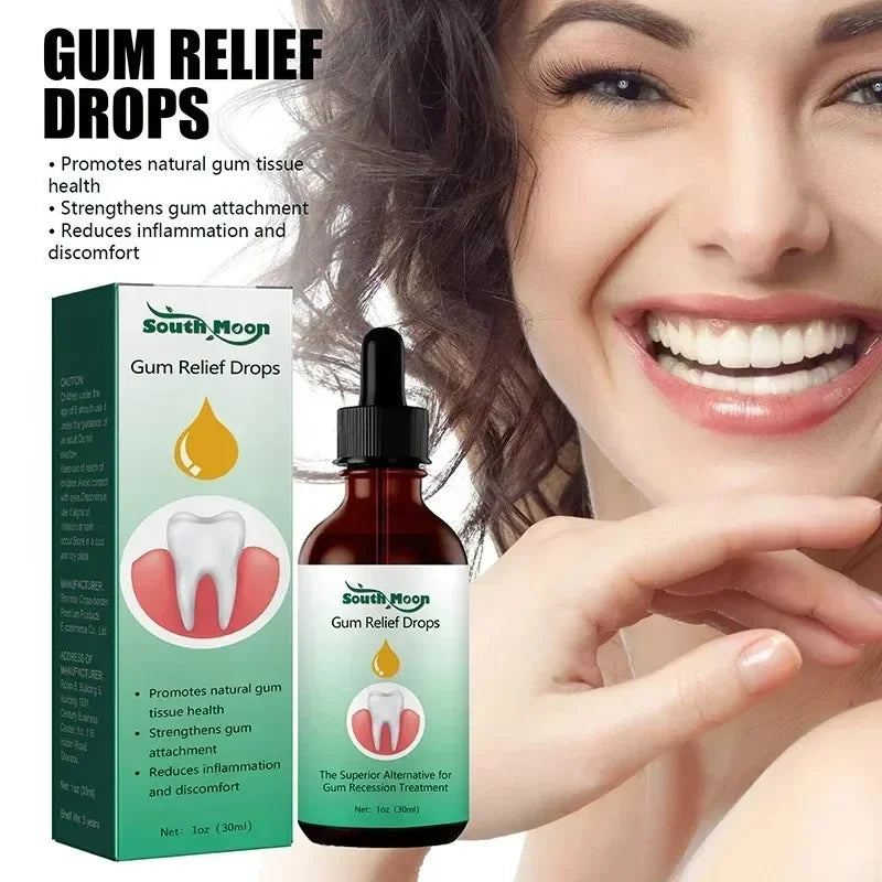 30ml Quickly Repair Of Cavities Caries Drops Serum Teeth Remove Yellow Plaque Stains Relieve Gums Decay Serum - AMULET RING STORE