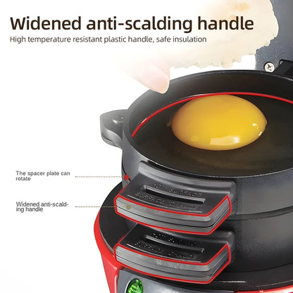 Portable Burger Sandwich Omelette Toaster Maker Breakfast Sandwich Hamburger Maker with Egg Cooker Ring Non Stick for Pancakes - AMULET RING STORE