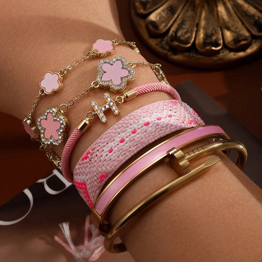 Summer Style Element Decorative Bracelet Suit Suitable For Women To Wear And Match Fashion Jewelry For Summer Travel - AMULET RING STORE