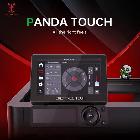 BIGTREETECH Panda Touch Screen 5'' Display for Bambu Lab X1 P1 Plug&Play Custom UX&UI Multi-Printer Wireless Control 3D Printer