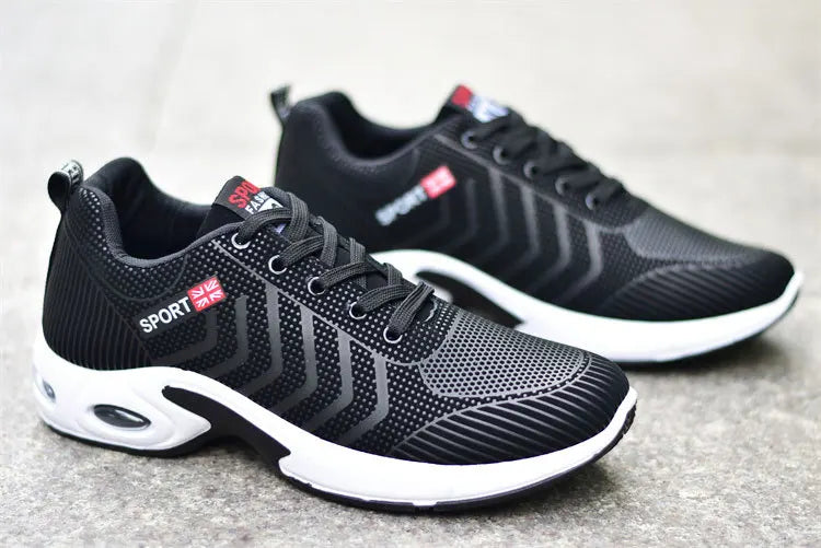 2025 new spring trend sports men's shoes Lace-up thick sole casual breathable fashion shoes Large size Wear skid resistance - AMULET RING STORE