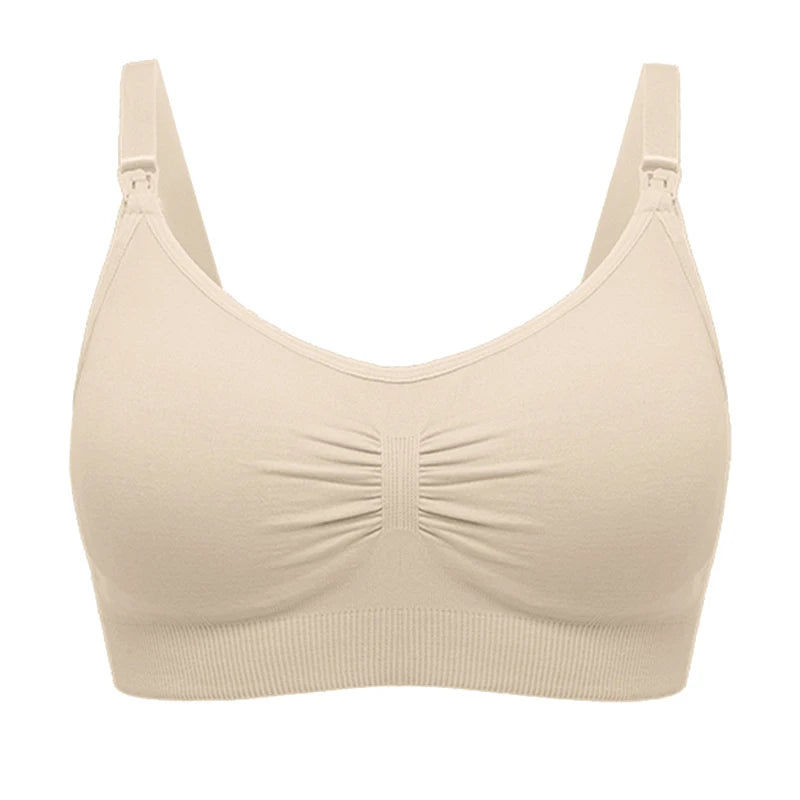 High Quality Plus Size Nursing Bra Breathable Women Breastfeeding Underwear Seamless Maternity Bra Push Up - AMULET RING STORE