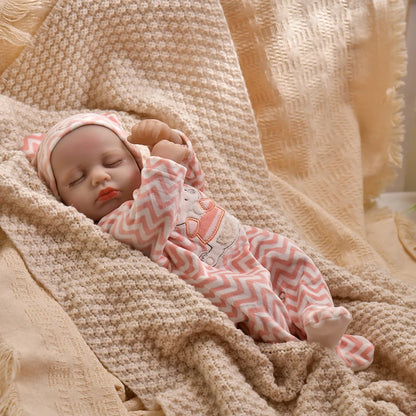 16 Inch 40cm Loulou Full Body Soft Vinyl Girl Reborn Baby Doll Lifelike Bebe Reborn Doll Toys Realistic Baby Doll Toys