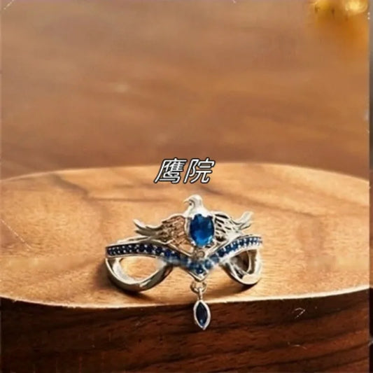 Hogwarts Gryffindor Slytherin Ravenclaw Hufflepuff Handmade Ring