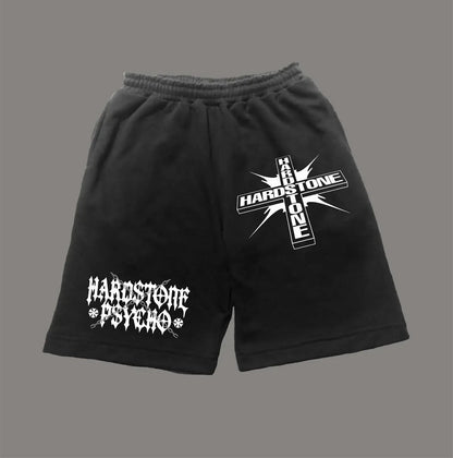 Y2K Vintage Gym Shorts Men Women Sports Low Waist Distressed Design Cotton Blend Quick Dry Athletic Wear Retro Street Style