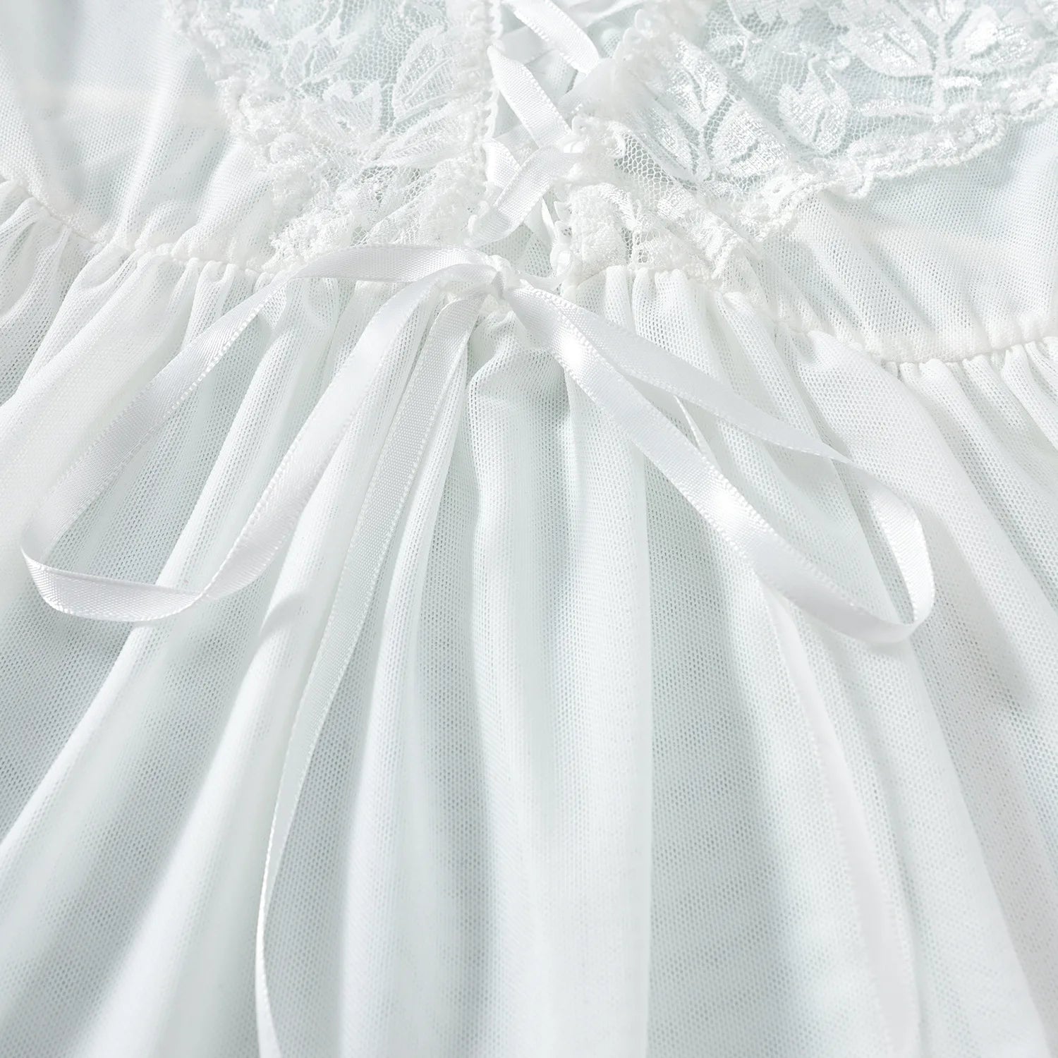 SINGREINY Nightwear Lace Sexy Suit Strap Sleeveless Bandage Short Dress+Thongs 2024 Ladies Transparent Erotic Nightdress Sets - AMULET RING STORE