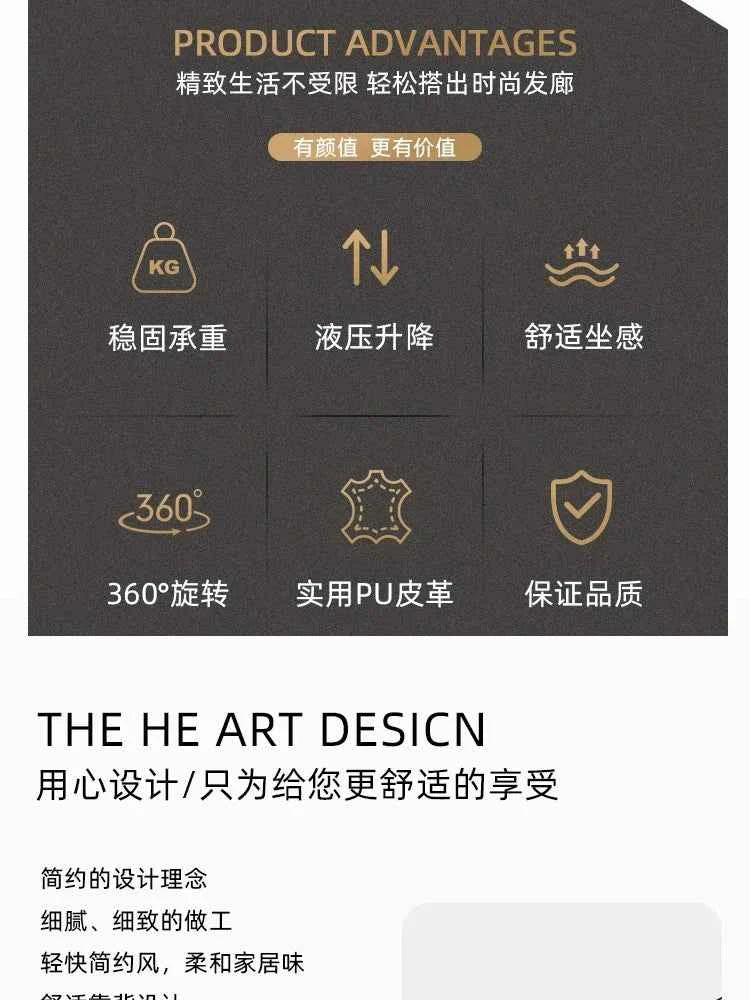 Comfortable Women Dressing Professional Barber Chair Swivel Advanced Trendy Barber Chairs Silla Leisure Design Salon Furniture