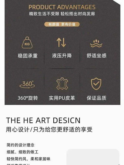 Comfortable Women Dressing Professional Barber Chair Swivel Advanced Trendy Barber Chairs Silla Leisure Design Salon Furniture