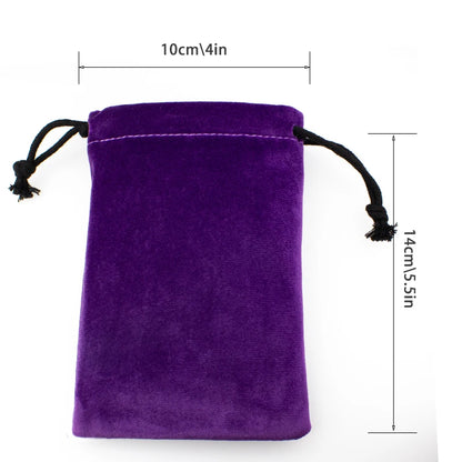 1pcs Multi Color Velvet Bag Jewelry Packing Velvet Drawstring Pouches Jewelry Gift Bags Display Chain Ring Packing Bags As Gift - AMULET RING STORE