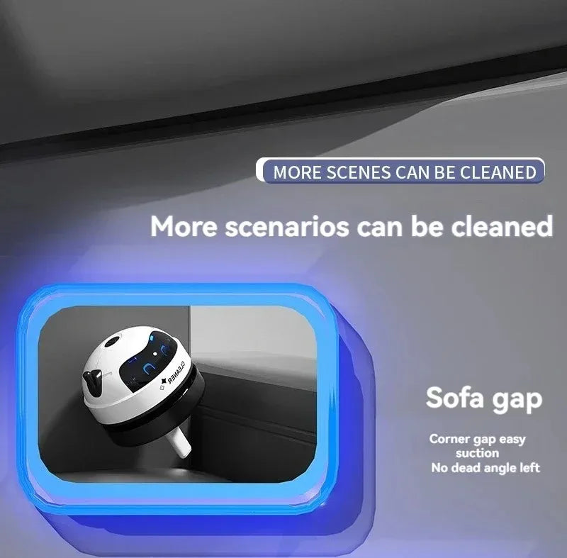 Table Vacuum Cleaner Mini Desktop Dust Vacuum With Detachable Nozzle USB Rechargeable Wireless Car Vacuum Cleaner Cleaning Tools - AMULET RING STORE