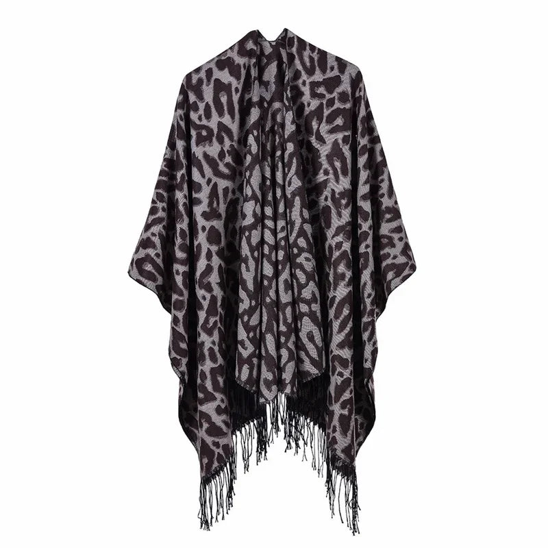Winter Fashion Poncho Women Capes Scarf Imitation Cashmere Ladies Scarves Warm Shawls Wraps Woman Ponchos Bufanda Mujer Foulard