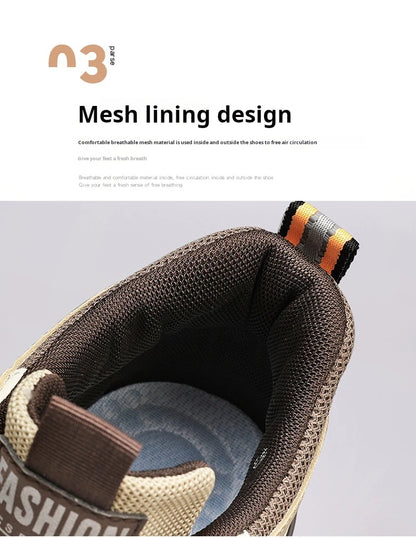 Sneakers Men Casual Autumn Vulcanized Shoes Male Walking Sport Shoes Outdoor Sneakers Male Sneakers Soft Sole Walking Shoes - AMULET RING STORE