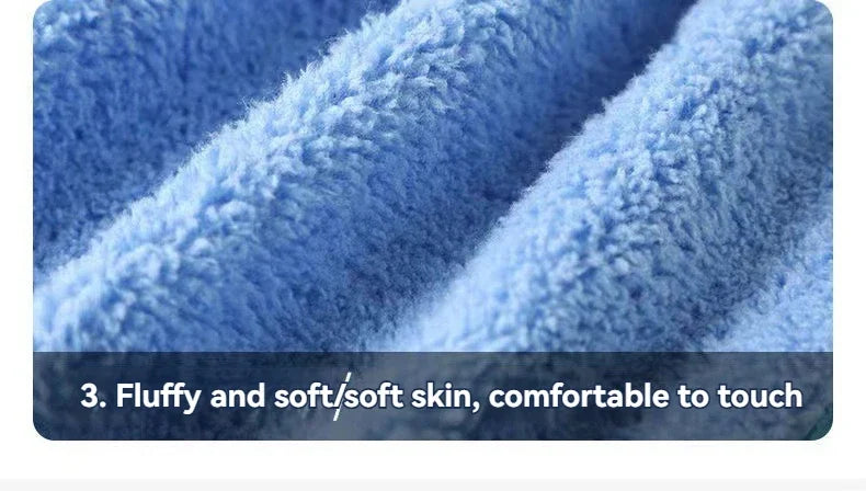 4pcs Coral Velvet Bathroom Supplies, Soft Hand Towel, Absorbent Cloth Dishcloths, Hanging Cloth, Kitchen Accessories - AMULET RING STORE