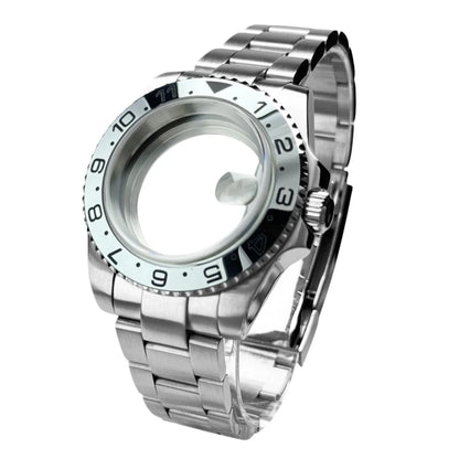 40mm 200m Waterproof NH34 NH35 NH36 Watch Case Accessories for Oyster Band SUB Watch Maker 120clicks BGW9 blue lume Bezel - AMULET RING STORE