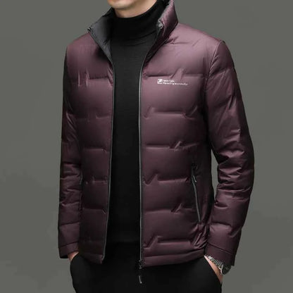 Winter Down Jacket 2026 Light Luxury Brand Men's Coat 90% White Duck Down Lining Outdoor Leisure Sports Men's Jacket