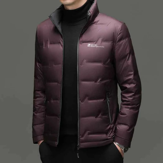 Winter Down Jacket 2026 Light Luxury Brand Men's Coat 90% White Duck Down Lining Outdoor Leisure Sports Men's Jacket